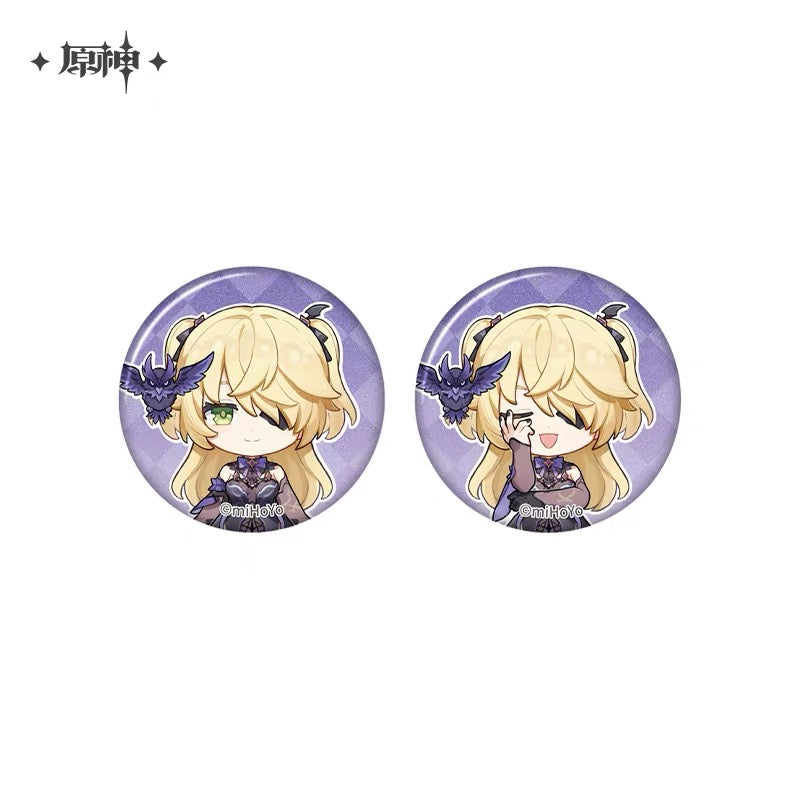Genshin Impact - The Snapshot of a Jade-Covered Screen Series Mini Badges Set