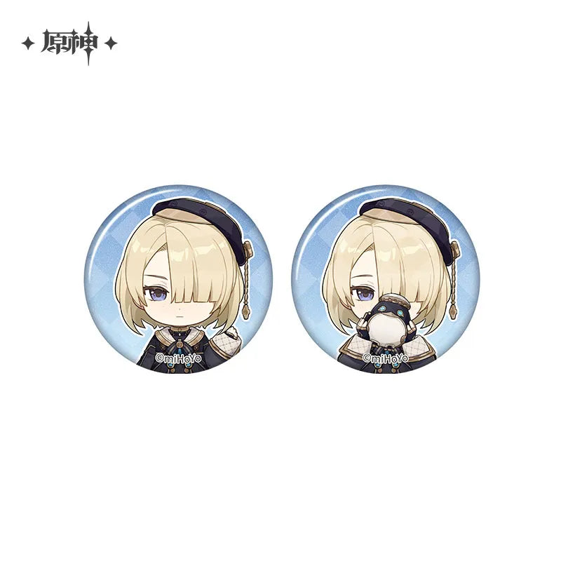 Genshin Impact - The Snapshot of a Jade-Covered Screen Series Mini Badges Set