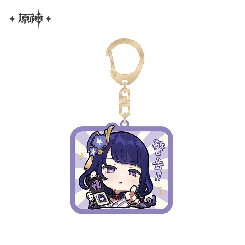 Genshin Impact Inazuma Chibi Character Acrylic Keychain Ver2
