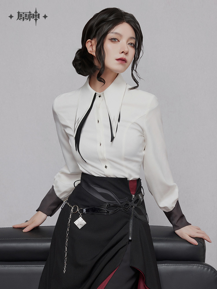 【Pre-order】Genshin Impact - Arlecchino Impression Series Belted Waist Shirt
