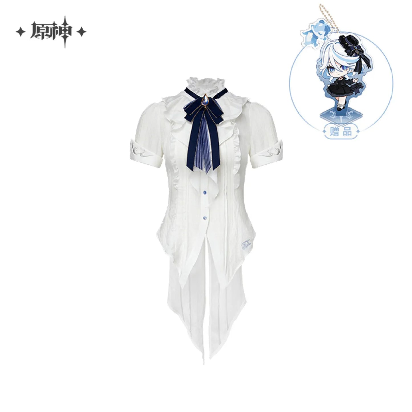 【Pre-Order】Genshin Impact - Furina Impression Series Short-Sleeve Waisted Blouse