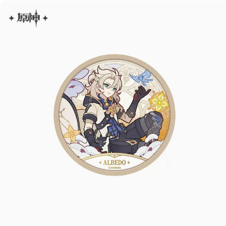 Genshin Impact Windblume's Breath Theme Glitter Floating Coaster