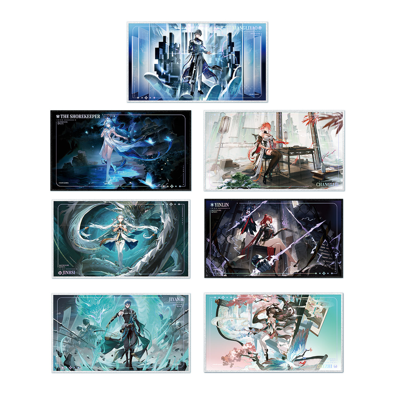 Wuthering Waves - Resonator Themed Splash Art Embossed Shikishi
