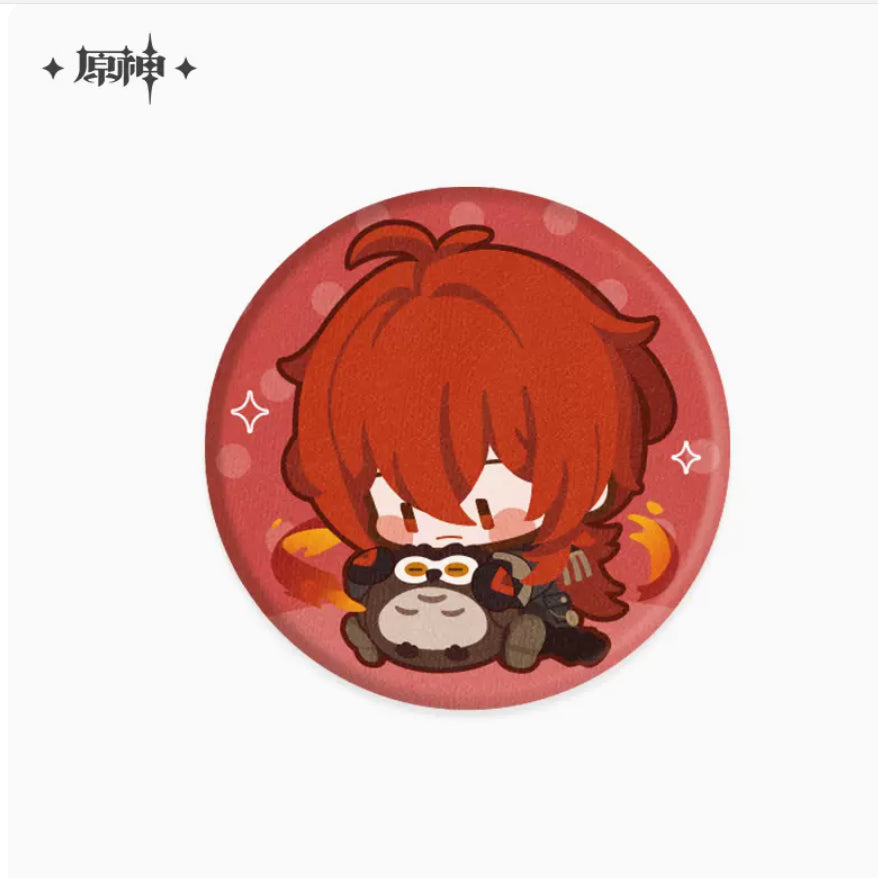 Genshin Impact Fabric Chibi Badge
