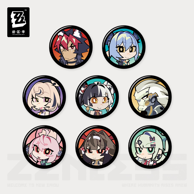 【Pre-Order】Zenless Zone Zero - Affinity Series Agent Avatar mini Badge Blind Box Vol.6