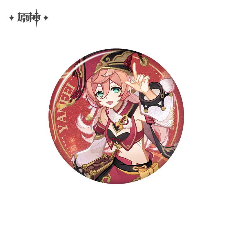 Genshin Impact Genius Invokation TCG Character Badges