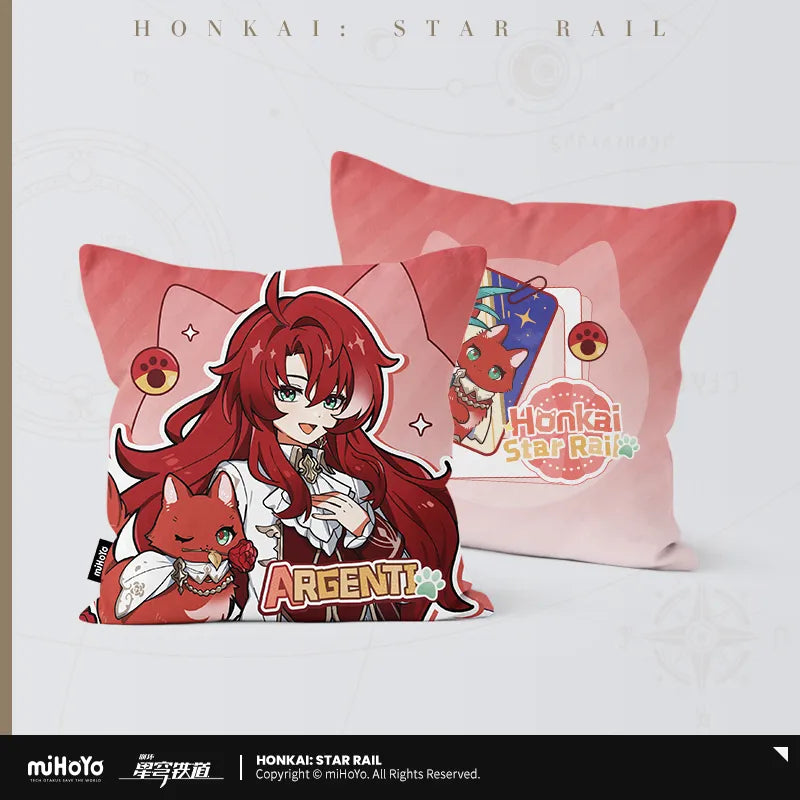 Honkai: Star Rail - Little Cat Series Collection Card Square pillow