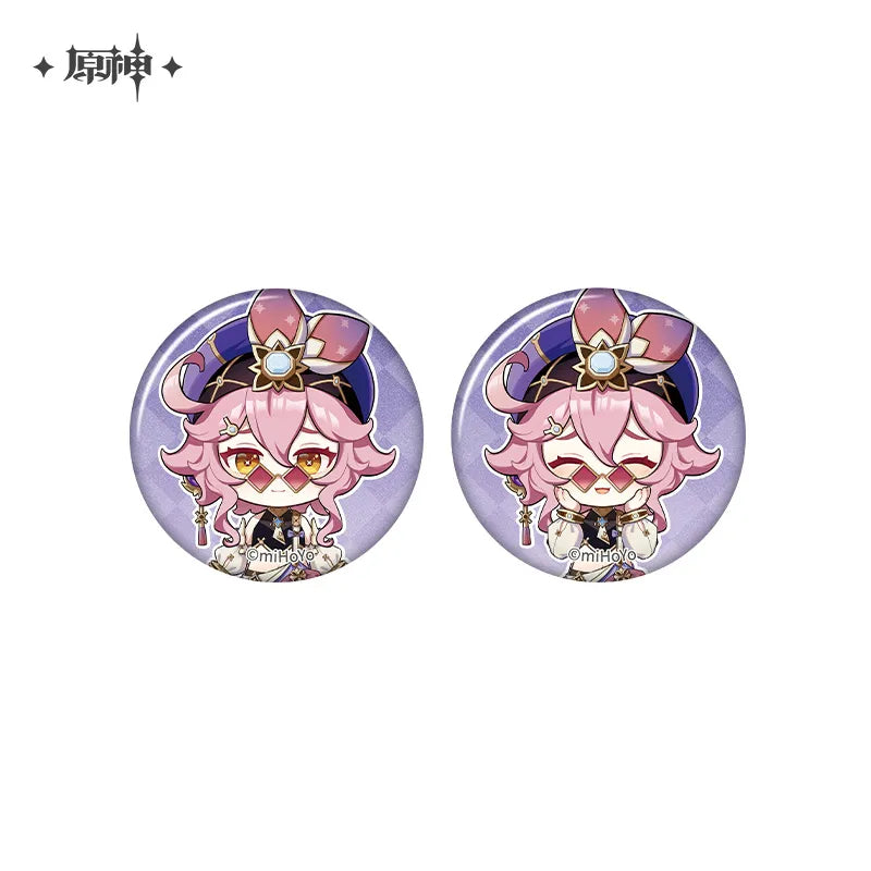 Genshin Impact - The Snapshot of a Jade-Covered Screen Series Mini Badges Set