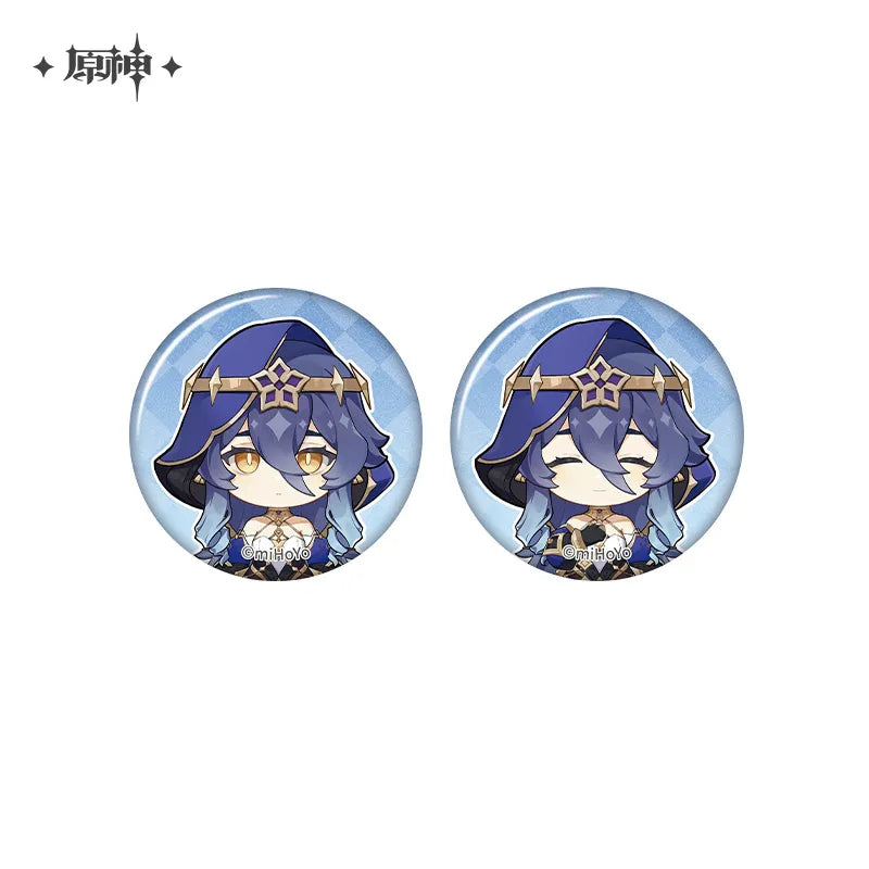 Genshin Impact - The Snapshot of a Jade-Covered Screen Series Mini Badges Set