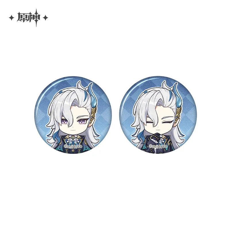 Genshin Impact - The Snapshot of a Jade-Covered Screen Series Mini Badges Set