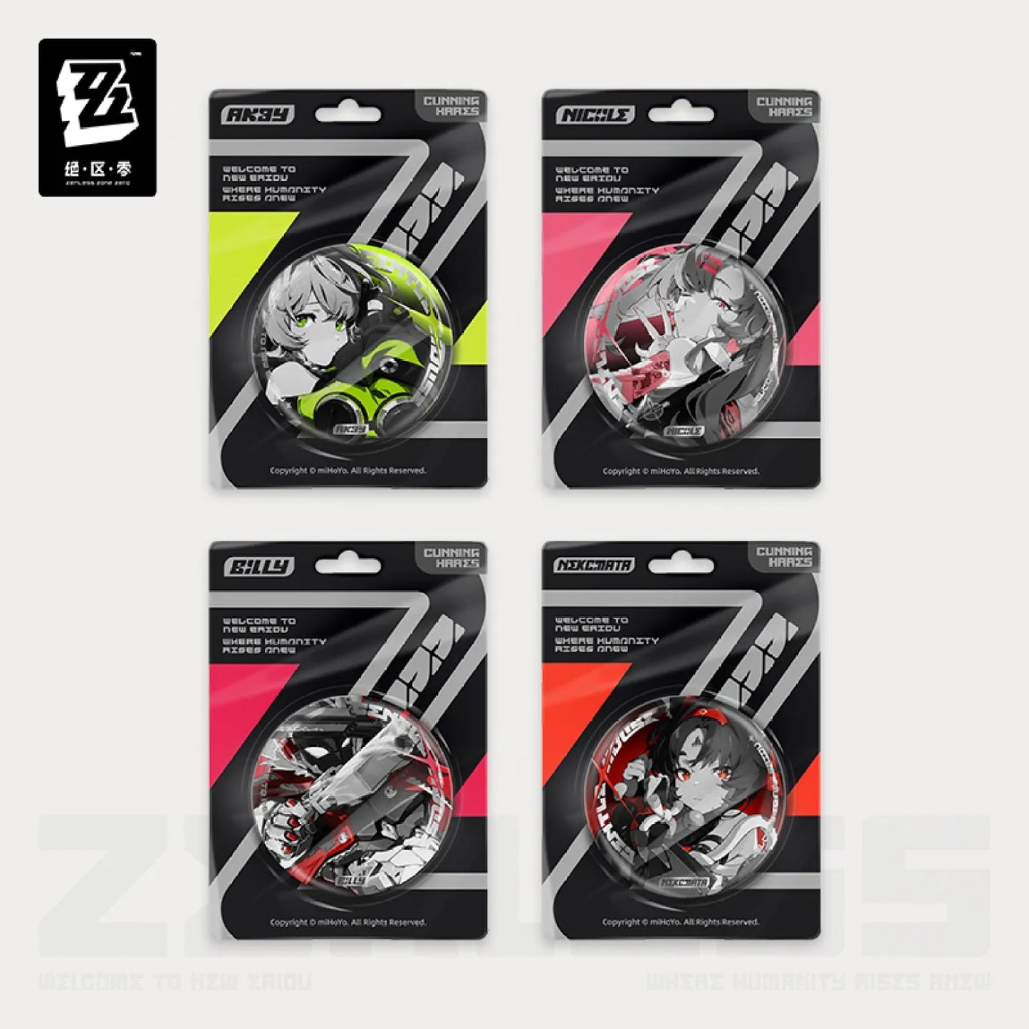 【Pre-Order】Zenless Zone Zero - Mindscape Cinema Badge: Cunning Hares