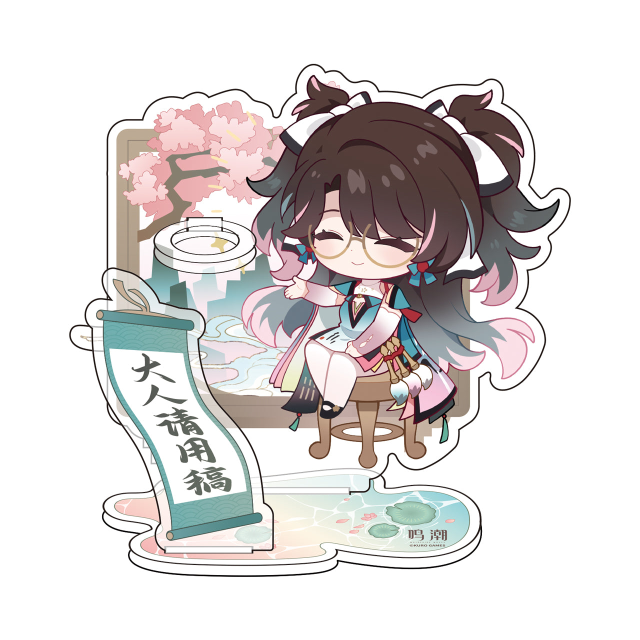 Wuthering Waves - Resonator Themed Chibi Zhezhi Acrylic Pen Holder