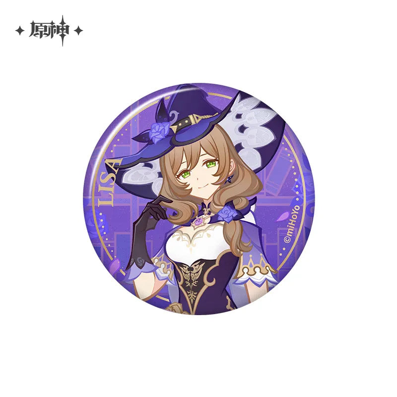 Genshin Impact Genius Invokation TCG Character Badges