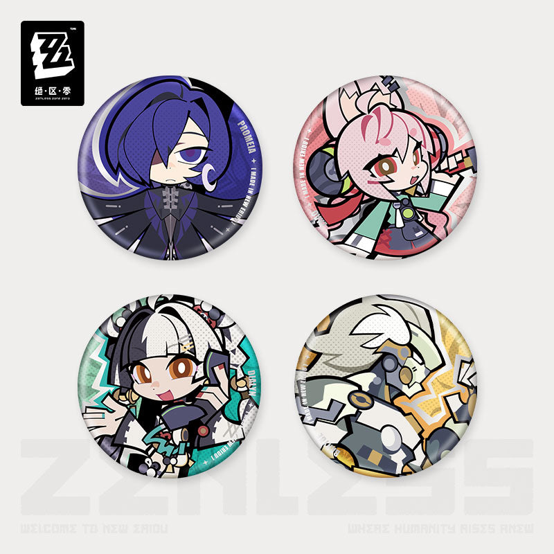 Zenless Zone Zero - New Eridu Series Chibi Badge: Krampus