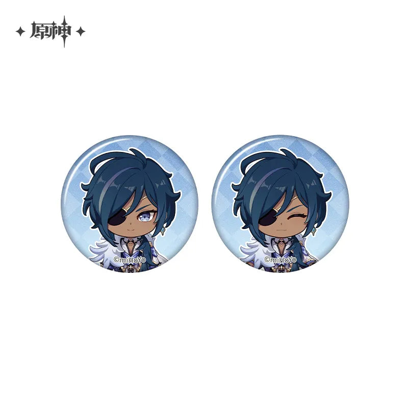Genshin Impact - The Snapshot of a Jade-Covered Screen Series Mini Badges Set