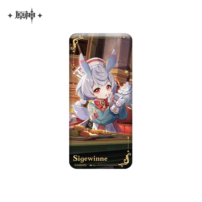 Genshin Impact Theme Square Badges