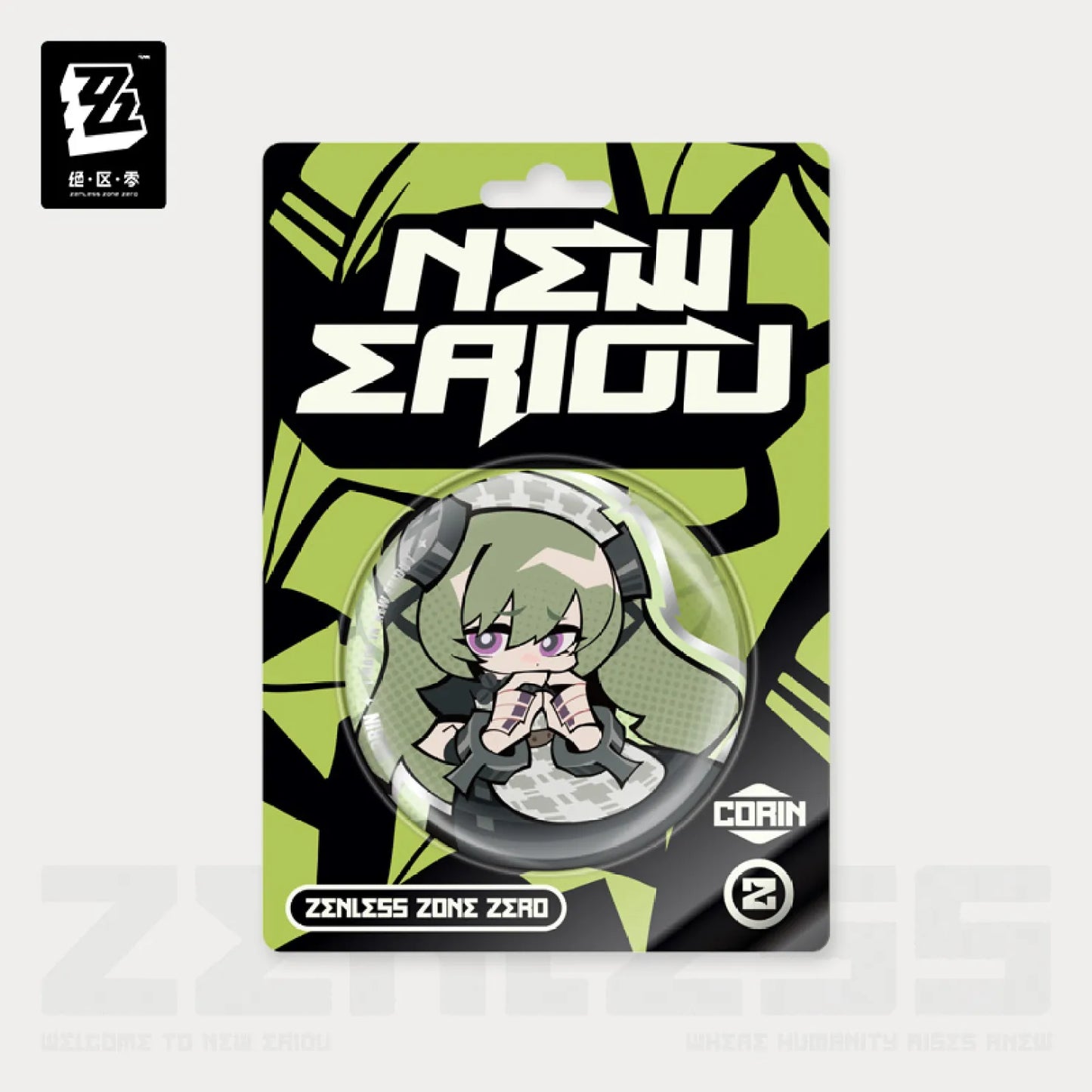 【Pre-Order】Zenless Zone Zero - New Eridu Series Chibi Badge: Victoria Housekeeping Co.
