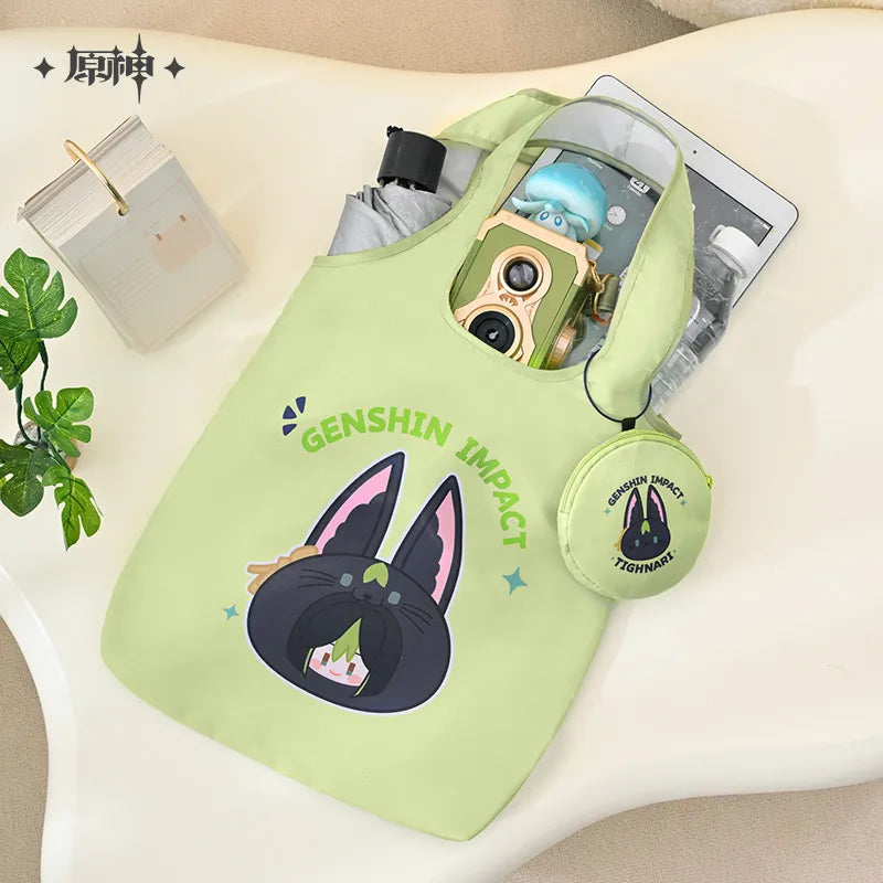 Genshin Impact - Teyvat Zoo Themed Foldable Shopping Bag