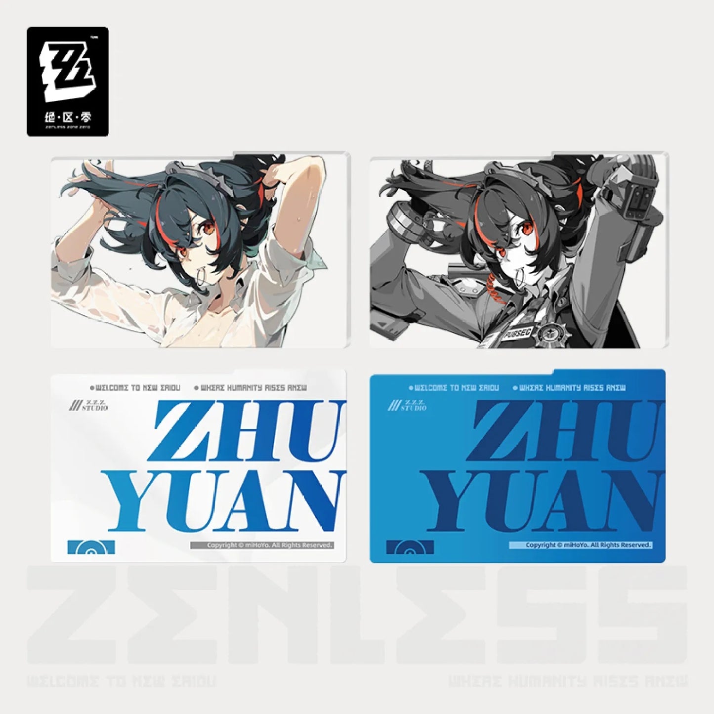 【Pre-Order】Zenless Zone Zero - Mindscape Cinema Layered Acrylic Block : Criminal Investigation Special Response Team