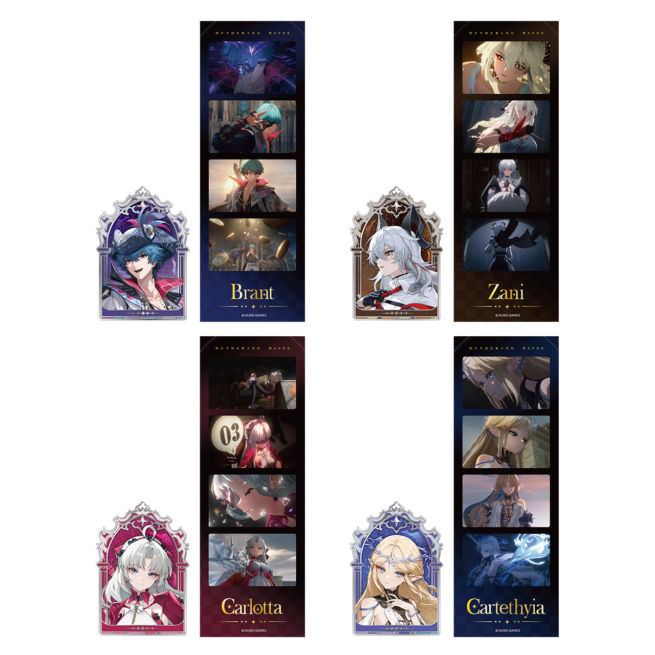 【Pre-Order】Wuthering Waves - Stars Intertwined Series Metal Badge Set