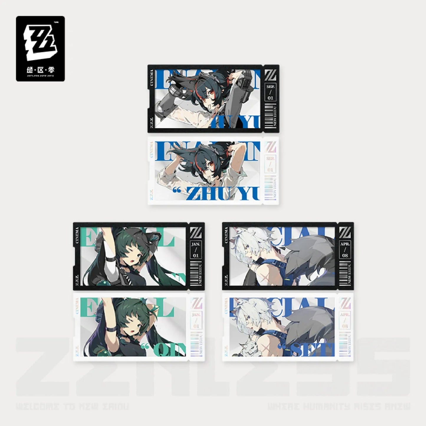 【Pre-Order】Zenless Zone Zero Mindscape Cinema Collectible Card Set: Criminal Investigation Special Response Team