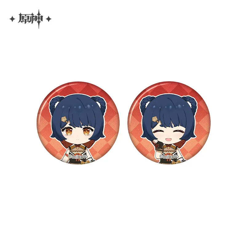 Genshin Impact - The Snapshot of a Jade-Covered Screen Series Mini Badges Set
