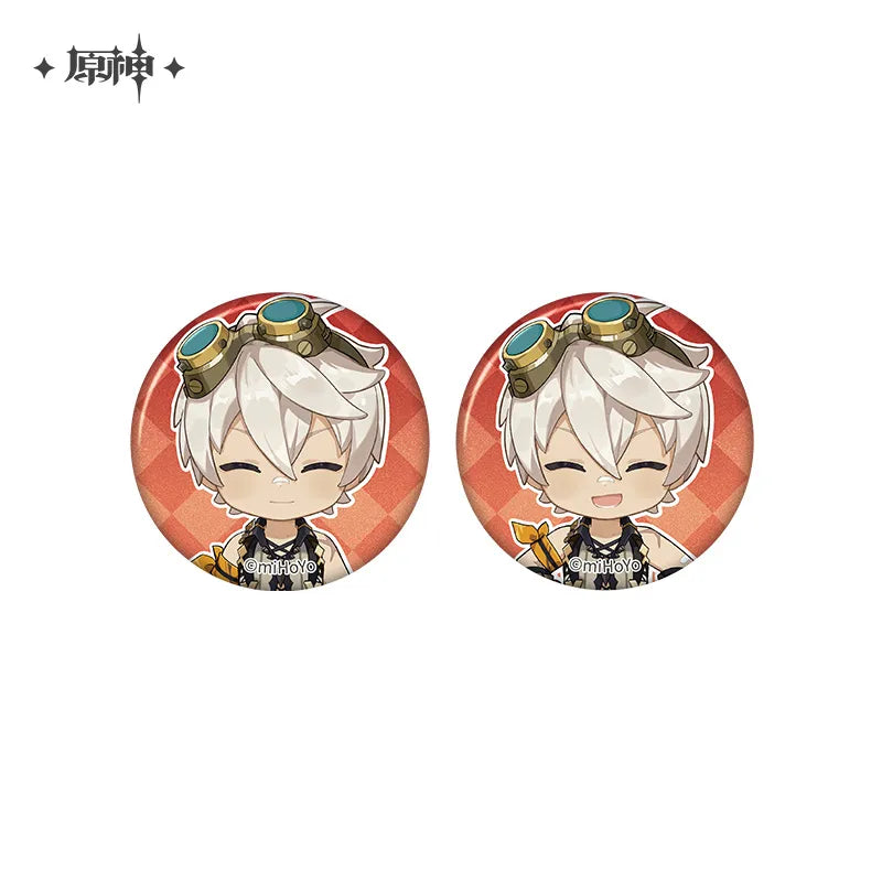 Genshin Impact - The Snapshot of a Jade-Covered Screen Series Mini Badges Set