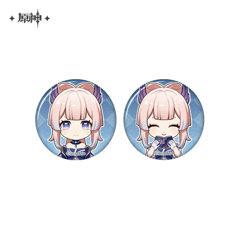 Genshin Impact - The Snapshot of a Jade-Covered Screen Series Mini Badges Set