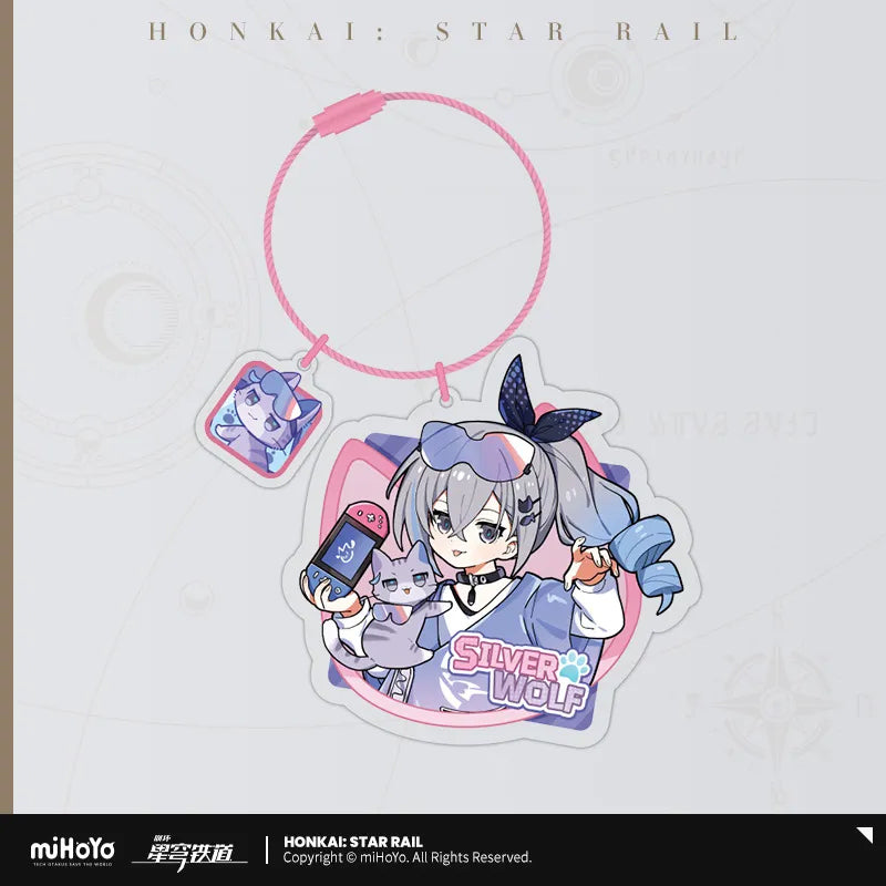 Honkai: Star Rail - Little Cat Series Acrylic Keychain