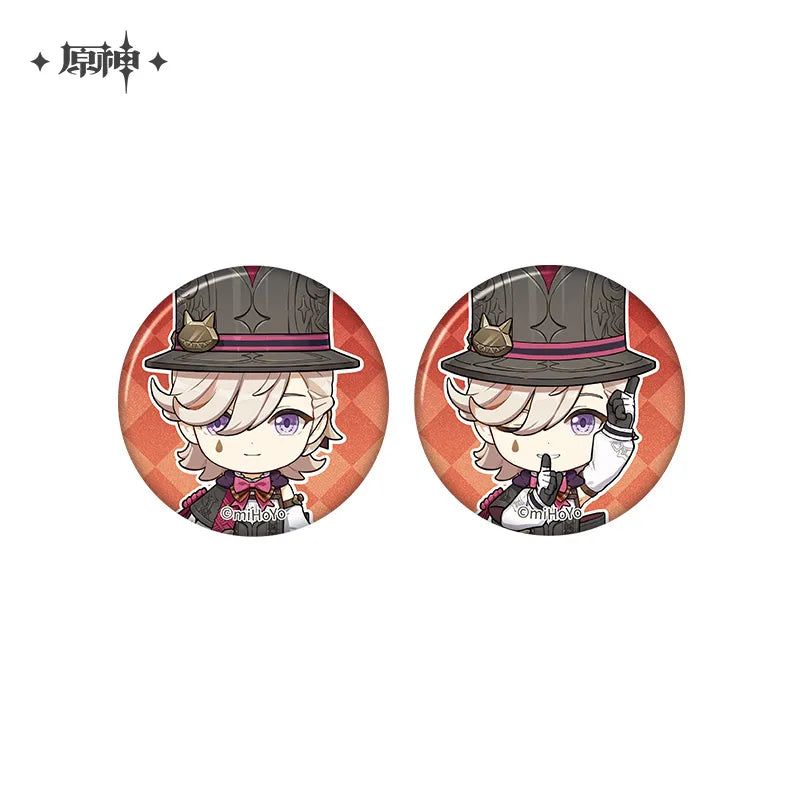 Genshin Impact - The Snapshot of a Jade-Covered Screen Series Mini Badges Set