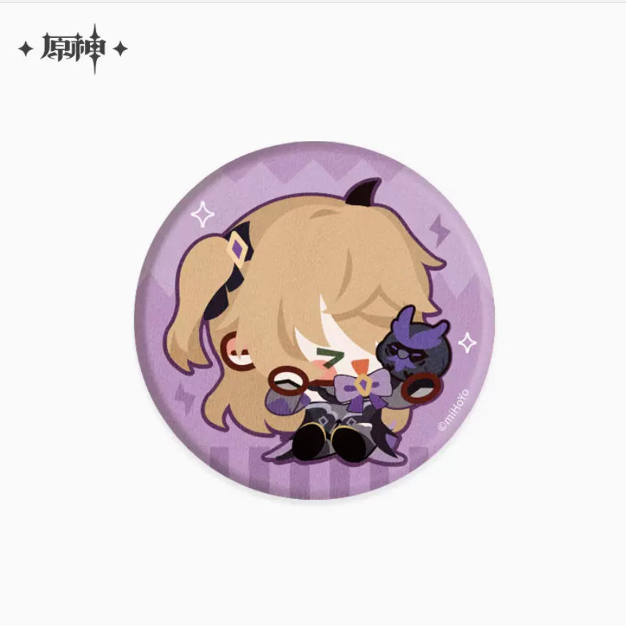 Genshin Impact Fabric Chibi Badge