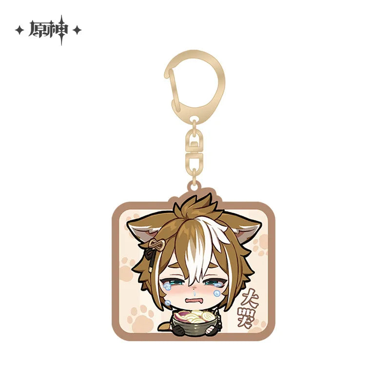 Genshin Impact Inazuma Chibi Character Acrylic Keychain Ver2
