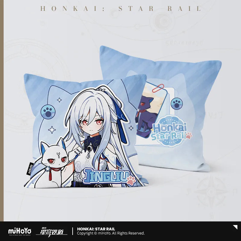 Honkai: Star Rail - Little Cat Series Collection Card Square pillow