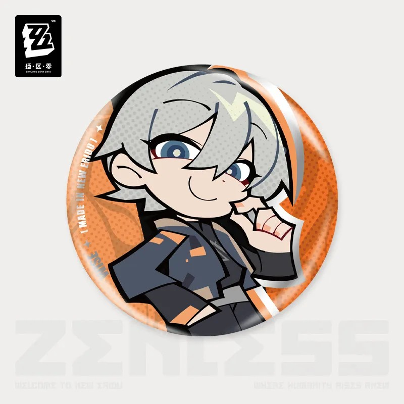 【Pre-Order】Zenless Zone Zero - New Eridu Series Chibi Badge: Random Play