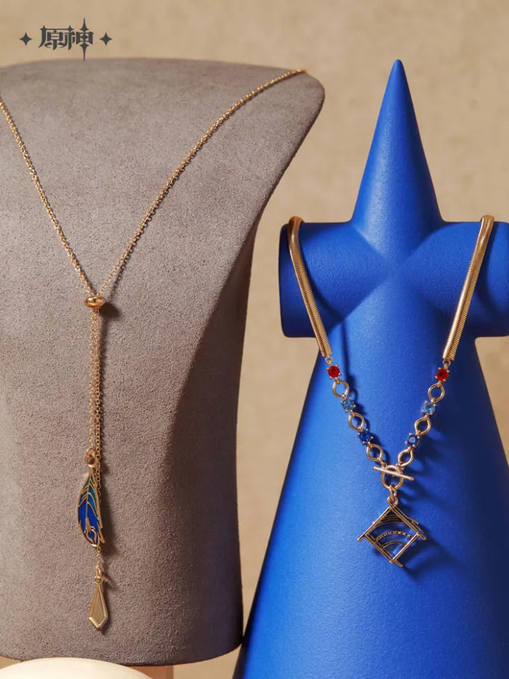 Genshin Impact - Forest and Flying Sands Series - Kaveh Impression Necklace / Ear clips