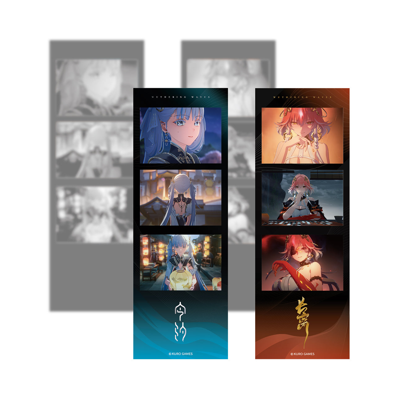 Wuthering Waves - Resonator Themed Metal Badge Photo Card Set
