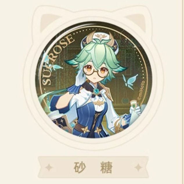 Genshin Impact Genius Invokation TCG Character Badges