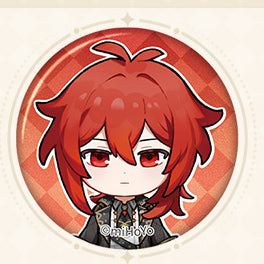 Genshin Impact - The Snapshot of a Jade-Covered Screen Series Mini Badges Set