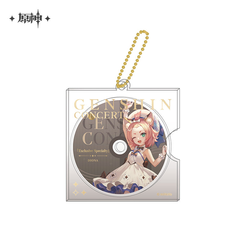 Genshin Concert 2023 Melodies of an Endless Journey CD-style Keychains