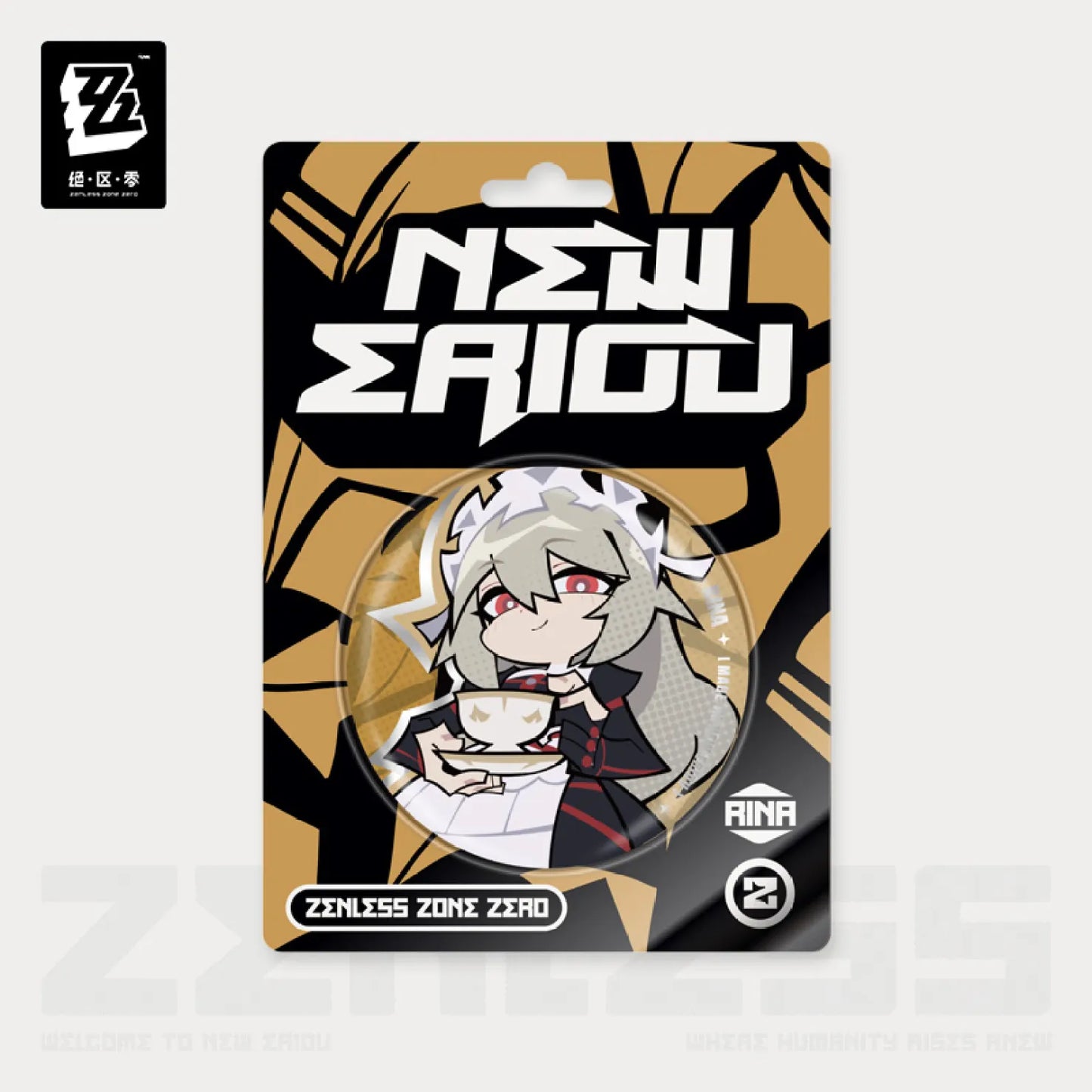【Pre-Order】Zenless Zone Zero - New Eridu Series Chibi Badge: Victoria Housekeeping Co.