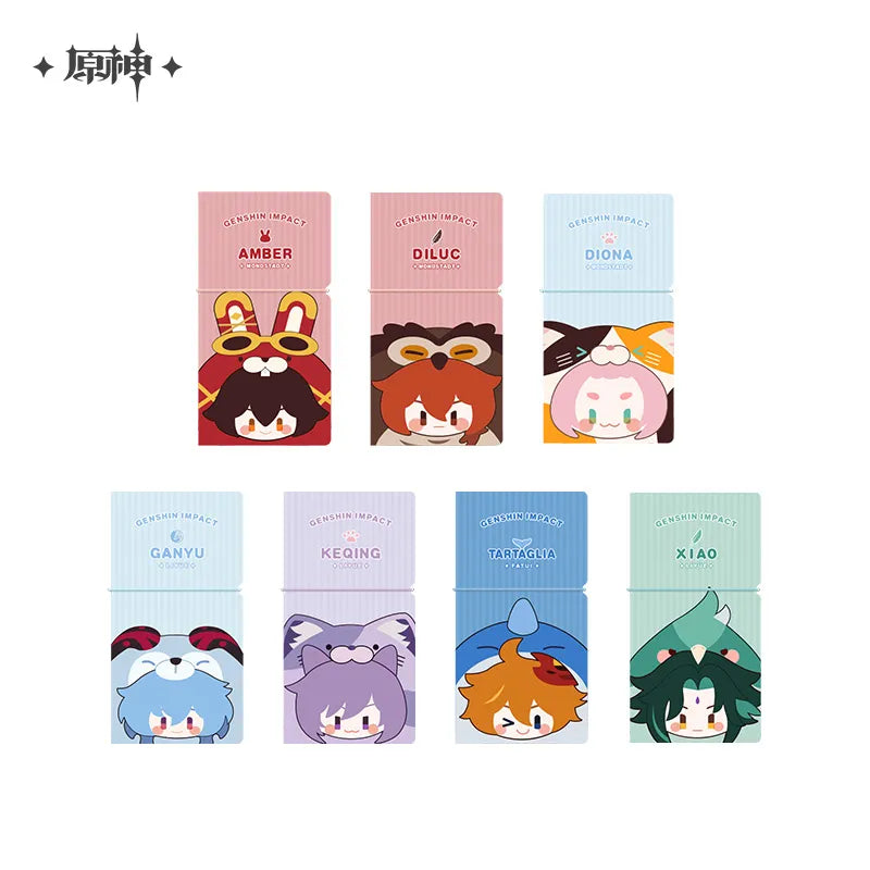 Genshin Impact - Teyvat Zoo Themed Chibi Character Ticket Collection Booklet