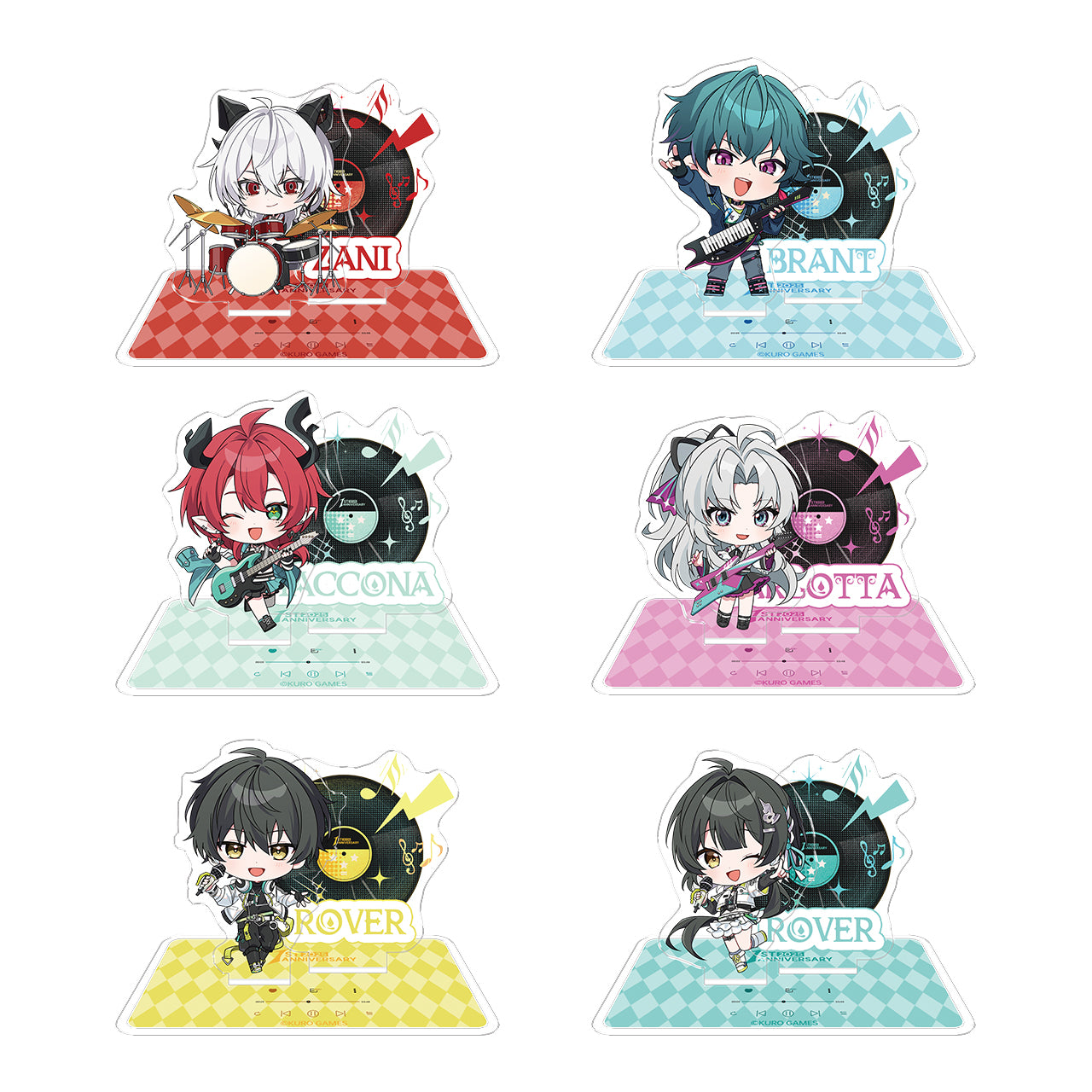 【Pre-Order】Wuthering Waves - Echoing Tides Themed Chibi Ver. Acrylic Standee