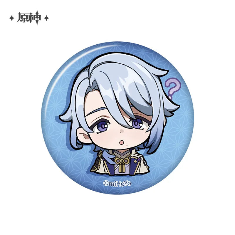 Genshin Impact Inazuma Chibi Emoji Character Badges Ver2