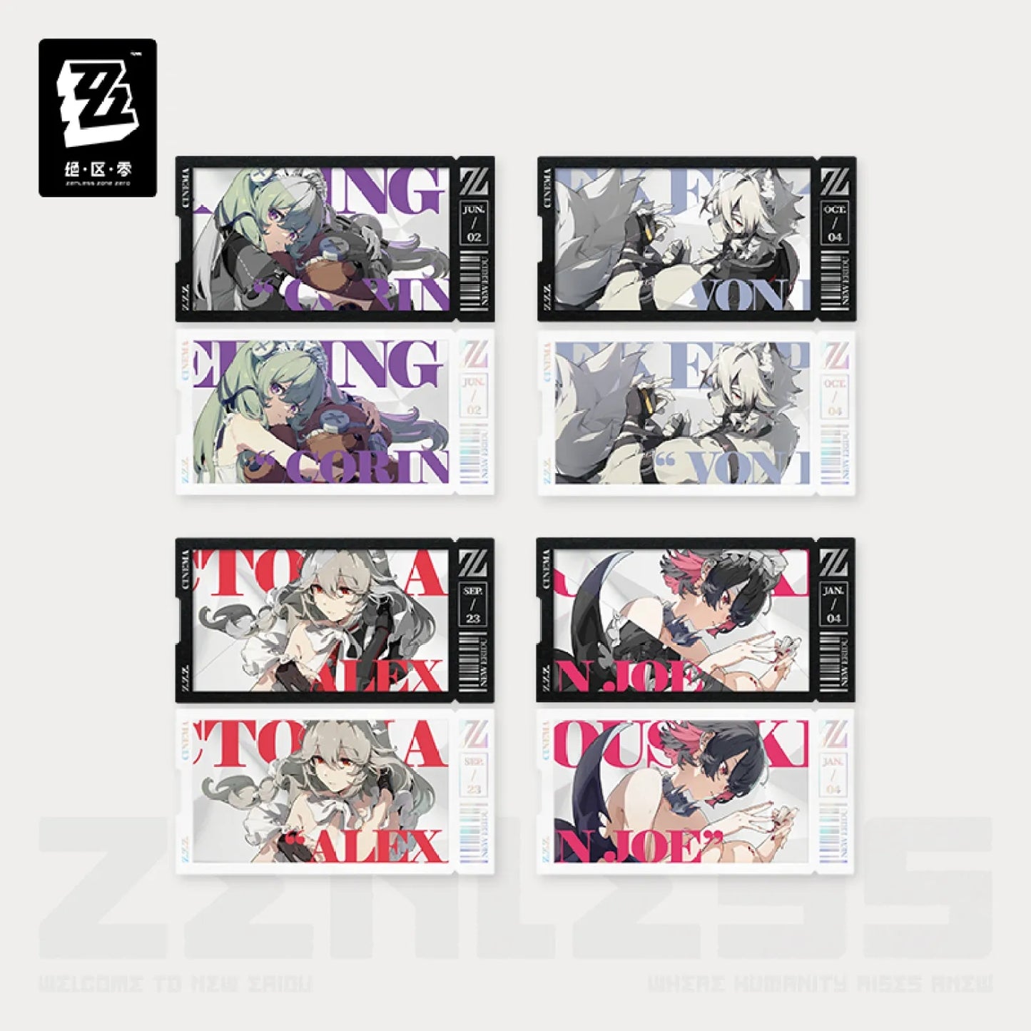 Zenless Zone Zero - Mindscape Cinema Collectible Card Set: Victoria Housekeeping Co.