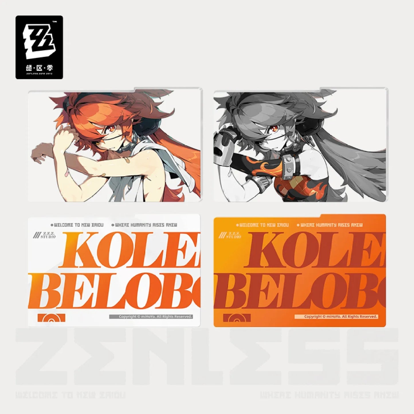 【Pre-Order】Zenless Zone Zero - Mindscape Cinema Layered Acrylic Block : Belobog Heavy Industries