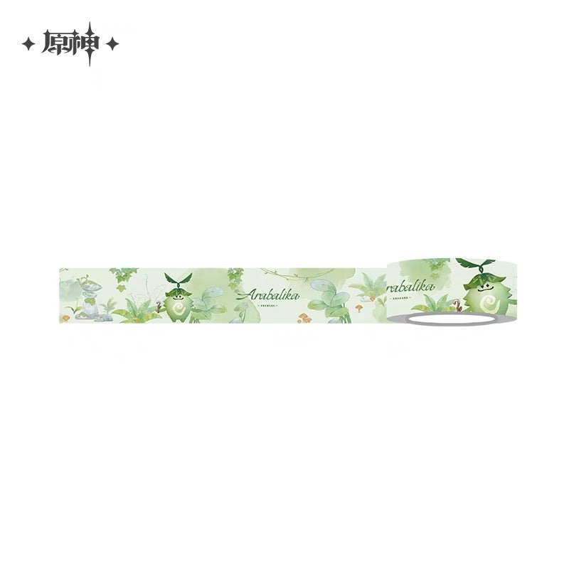 Genshin Impact Aranara Series Washi Tape