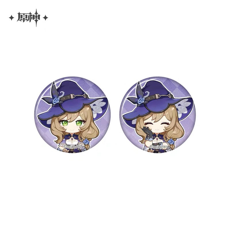 Genshin Impact - The Snapshot of a Jade-Covered Screen Series Mini Badges Set