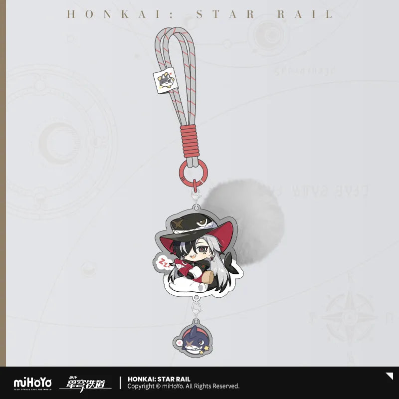 【Pre-Order】Honkai: Star Rail - Boys' Dormitory Series Chibi Character Acrylic Keychain