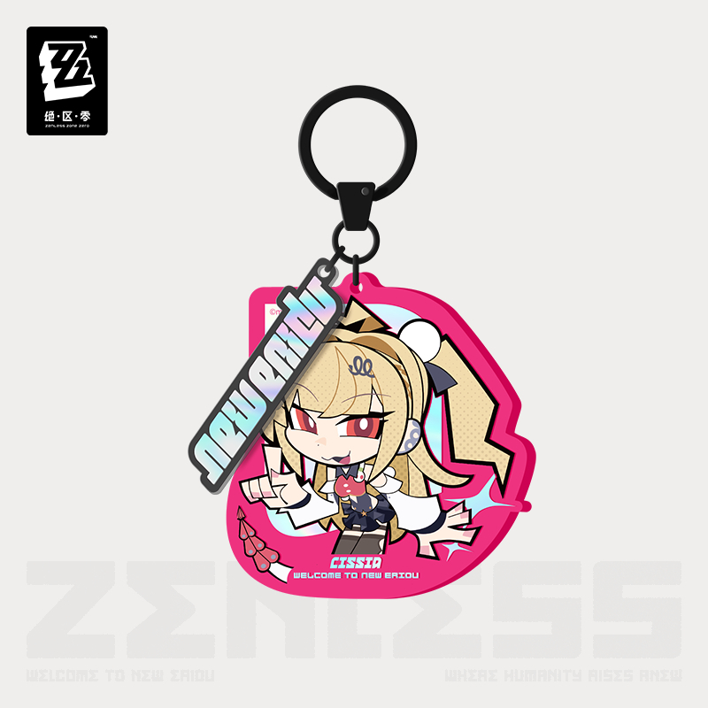 【Pre-Order】Zenless Zone Zero - New Eridu Series Chibi Acrylic Kaychain: Metropolitan Order Division