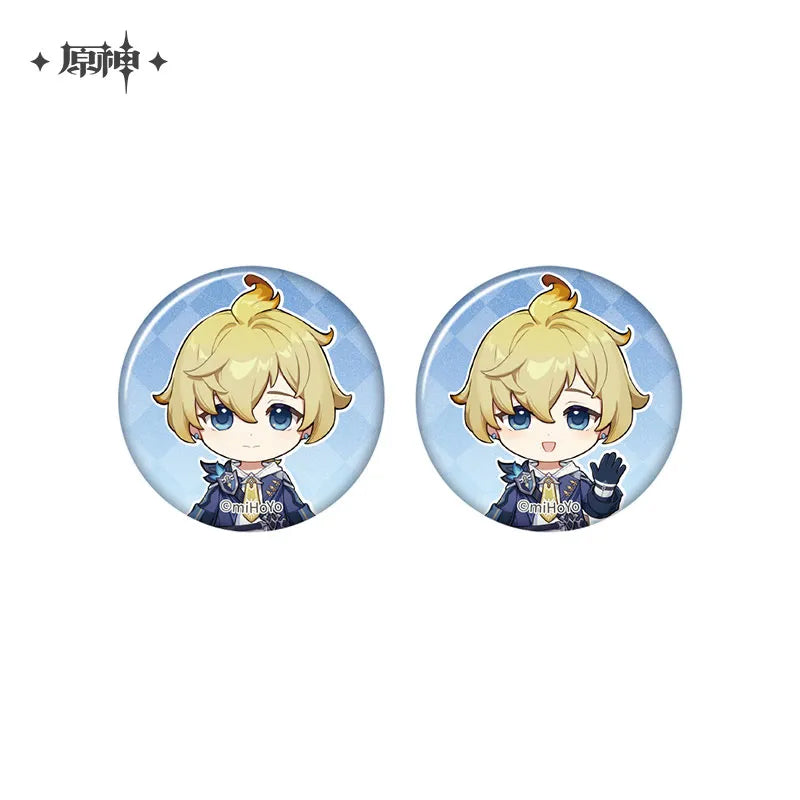 Genshin Impact - The Snapshot of a Jade-Covered Screen Series Mini Badges Set